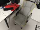 锦汐电脑椅办公椅子电竞椅家用人体工学椅老板椅主播靠背椅皮革转椅 灰色+4级杆+乳胶【二代升级】 实拍图