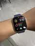 Apple/苹果 Watch S11 智能手表GPS+蜂窝款46毫米银色铝金属表壳雾紫色运动型表带S/M MFDK4CH/B 实拍图