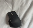 罗技（Logitech）大师系列 MX Master 3S 无线蓝牙鼠标 人体工学 办公 静音鼠标 高端 石墨黑 带无线接收器 实拍图