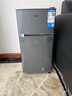 奥克斯小冰箱家用小型迷你冷藏冷冻两用出租房宿舍用节能省电寝室办公室电冰箱 【净化去味】146灰色【高效保鲜 铜管速冷】30L 实拍图