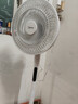 美的（Midea）【闪拆系列】一键闪电拆装直流变频家用语音电风扇一级能效轻音落地扇大风力卧室立式电扇SDJ30BC 实拍图