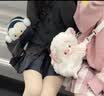 维尼小象小羊玩偶包包双肩包斜挎包毛绒玩具背包中秋节礼物生日礼物 实拍图