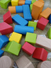 Hape(德国)婴幼儿童拼搭木质积木玩具40粒彩虹积木宝宝生日礼物E8321 实拍图