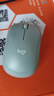 罗技（Logitech）M221 轻音鼠标 无线鼠标 办公鼠标 对称鼠标 带无线微型接收器 薄荷绿 实拍图