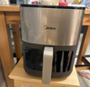 美的（Midea）免翻面空气炸锅蒸烤一体 双热源炎烤可视窗口 家用实用大容量6.5L 蒸汽嫩炸金属内腔KZE6559 实拍图