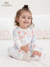 英氏（YEEHOO）婴儿衣服新生儿连体衣男女宝宝100%精梳棉婴幼儿居家爬服四季款 实拍图