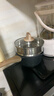 京东京造 奶锅 麦饭石色不粘奶锅带蒸屉煮锅辅食锅泡面锅燃气磁炉通用18cm 实拍图