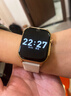联想（Lenovo）智能手表 Watch Fit轻薄大屏血氧心率睡眠蓝牙通话健康监测穿戴运动手表手环 曜石金 男女朋友礼物 实拍图