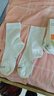 迪卡侬（DECATHLON）透气吸汗袜子运动袜高帮棉袜柔软舒适男女长袜 RS160-休闲白色-3双装 【39-42】(鞋码39/40/41/42) 实拍图
