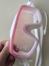 匹克大框游泳镜成人男女高清防水防雾耳塞一体专业潜水游泳眼镜粉色 实拍图