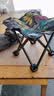 椅子板凳小椅子户外钓椅马扎钓鱼便捷多功能超轻四角凳子马扎 枫叶蓝色【ABC增加承重】 实拍图