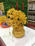 美卡瑞黄水晶发财树酒柜装饰品小摆件客厅电视柜招财摇钱树乔迁开业礼品 大号黄水晶发财树+送钱坠+底座+五帝钱 实拍图