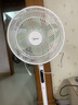 美的（Midea）【幸运草安睡1S】一级能效直流变频声控电风扇家用遥控卧室静音落地扇台式桌面抗菌大风力转页扇 实拍图