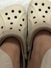 卡骆驰（CROCS）贝雅洞洞鞋男鞋女鞋轻便耐磨一脚蹬拖鞋休闲鞋百搭花园鞋|10126 卵石色-2V3 37 /38(230mm) 实拍图