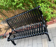科恩德公园椅户外长椅子铁艺小区广场庭院双人靠背休息金属铁椅室外座椅 GY-20铁艺椅-1.2米（散件发货） 实拍图