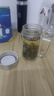 富光双层玻璃杯商务泡茶杯子大容量耐热办公水杯过滤带把银色320ml 实拍图