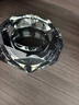 品欧源烟灰缸水晶玻璃高端大气档次轻奢高级家用客厅办公室大号烟缸 15CM八角镀黑 实拍图
