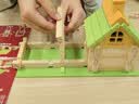 凝彬德国鲁班榫卯结构积木diy拼装建筑益智玩具3-6岁男女孩生日礼物 【儿童城堡积木屋】可拼多种造型+126片磁力片拼图 六一儿童节-圣诞元旦-新年礼物-送礼佳品 实拍图