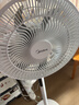 美的（Midea）【闪拆系列】一键闪电拆装直流变频家用语音电风扇一级能效轻音落地扇大风力卧室立式电扇SDJ30BC 实拍图