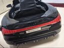 星辰皓奥迪儿童电动车四驱汽车遥控四轮宝宝玩具车可坐人童车RSGT 黑色+四驱+遥控+摇摆+皮座+软轮 实拍图