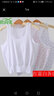欣尚优3件装 夏中老年短背心内衣女纯棉大码老人汗衫胸罩妈妈吊带薄背心 蓝红白各一 4XL 130 推荐160-180斤 实拍图