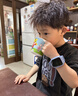 轩邑 适用小米米兔儿童电话手表C7A/5C升级版表带米兔儿童7/7X表带配件 防水防汗可拆卸硅胶通用 蓝色 实拍图