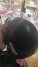 Andes HELMET3C认证电动摩托车头盔男女四季通用夏季透气防晒安全帽电瓶车骑行半盔 磨砂原黑【透明短】 均码 实拍图