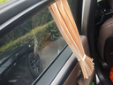 趣行汽车窗帘遮阳帘通用型伸缩磁吸轨道式防晒隔热 香槟色 全车四件套 实拍图