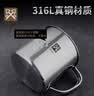 金钥匙316不锈钢儿童口杯学生水杯防摔茶杯(单层带盖）GK-KB70-G316 实拍图