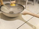 炊大皇炒锅 麦饭石色聚油不粘锅多功能少油烟炒菜锅平底30cm 电磁炉通用 实拍图