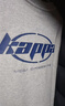 卡帕（Kappa）套头衫情侣男女宽松运动卫衣休闲圆领外套K0CZ2WT93V 灰-0181 2XL 实拍图