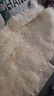 纯羊皮褥子整张绵羊皮毛一体羊毛床垫单双人宿舍加厚防潮保暖床垫 羊皮白色 50CM*100CM 实拍图