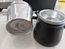 Zigo双阀摩卡壶家用咖啡器具小型意式手冲咖啡壶意式萃取咖啡机Z壶 银黑色 双阀 实拍图