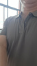 京东京造夏季运动短袖男士t恤polo衫男跑步健身户外速干衣服 灰褐色 3.0 L 实拍图