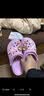 卡骆驰（CROCS）贝雅卡骆班洞洞鞋轻便耐磨一脚蹬休闲鞋女鞋时尚沙滩鞋|205089 深蓝/辣椒红-4CC 46 /47(300mm) 实拍图