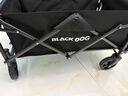 black dog黑狗户外营地车露营车溜娃买菜狗狗宠物推车 可开后斗 实拍图