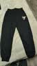 史努比（SNOOPY）童装儿童裤子男童卫裤中大童运动裤春装 大笑/黑色 150 实拍图