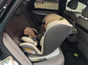 Heekin德国 儿童安全座椅汽车用0-4-12岁婴儿宝宝360度旋转ISOFIX硬接口 尊享灰(遮阳棚+上拉带+侧保护) 实拍图