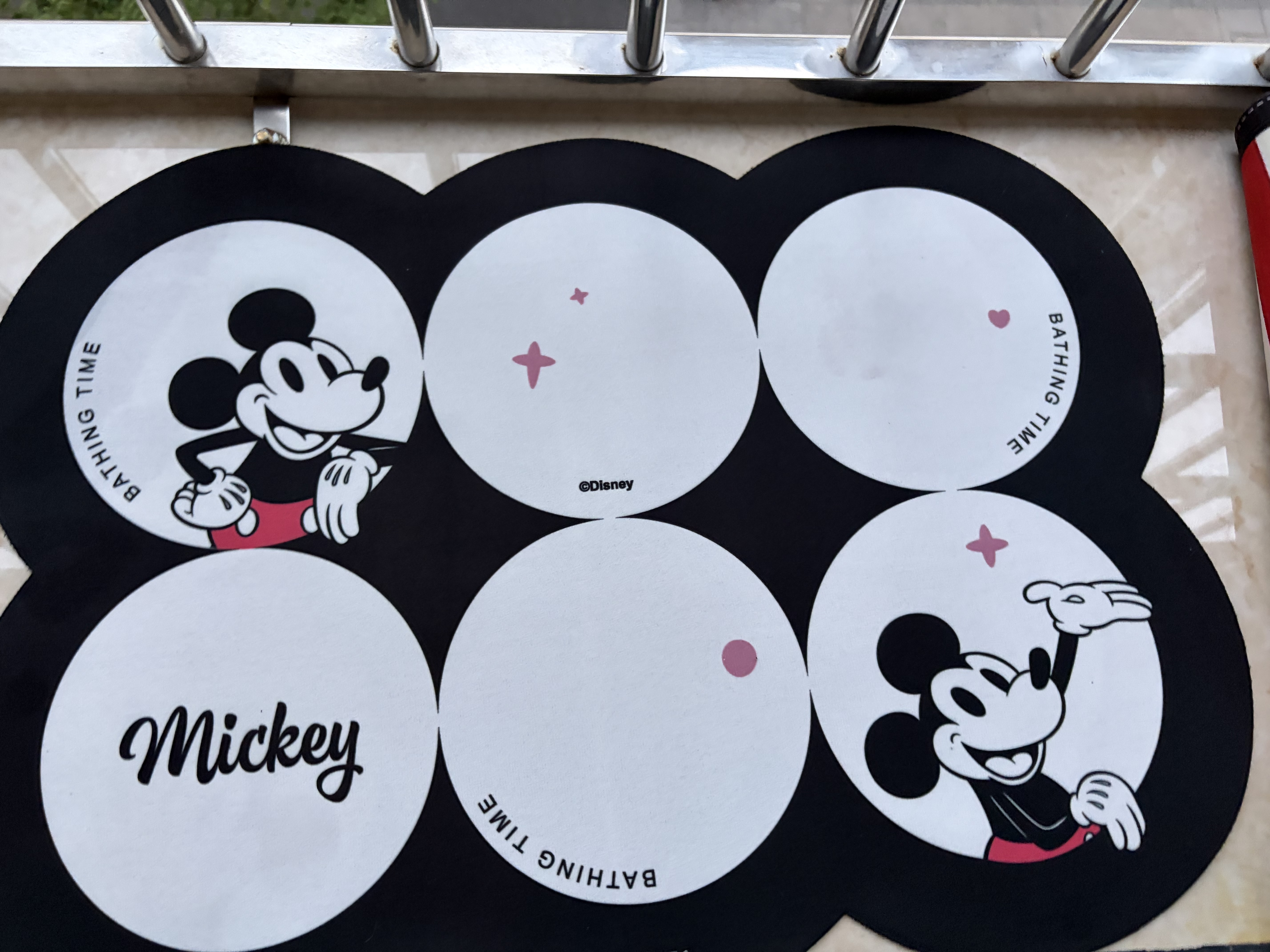 迪士尼（Disney）硅藻泥吸水地垫 卫生间地垫 浴室防滑垫 门口地垫脚垫 厕所地垫 实拍图