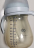 好孩子（gb）PPSU婴儿奶瓶宽口径奶瓶带手柄吸管小饿魔系列240ml蓝色 6个月+ 实拍图