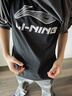 李宁短袖t恤男夏款潮流印花情侣款半袖宽松休闲透气圆领透气运动上衣 实拍图