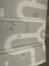 贝易宝宝爬爬垫婴儿折叠垫无味XPE客厅地垫儿童加厚爬行垫泡沫防摔垫 蜂氧棉抑菌加厚防滑【PU覆膜包边】彩虹+轨道 150*180*2CM【0甲酰胺0甲醛99%抗菌】 实拍图