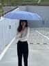小米乾盾全自动晴雨伞加强伞骨太阳雨伞一键收放防紫外线黑胶防晒遮阳 108骨-曜石黑【加大加固/晴雨】自动 实拍图