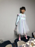 迪士尼爱莎公主裙子女春季新款女童连衣裙春秋儿童公主裙LX81227 蓝130 实拍图