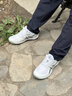 亚瑟士（asics）网球鞋GAME FF轻质耐磨男女士专业运动鞋1041A489-104白绿色 41.5 晒单实拍图