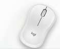 罗技（Logitech）M221 轻音鼠标 无线鼠标 办公鼠标 对称鼠标 带无线微型接收器 米白色 实拍图