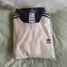 adidas明星同款复古华夫格夹克早秋薄外套卫衣男女阿迪达斯三叶草   JW0109-王鹤棣同款   XL 实拍图