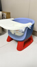 日康（rikang）宝宝餐椅 叫叫椅婴儿学坐椅多功能儿童吃饭餐桌 RK-X2009-1 蓝色 实拍图