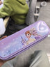 迪士尼（Disney）文具盒 小学生铅笔盒女孩儿童笔袋笔盒幼儿园收纳袋学习用品 艾莎公主A88050-F2 实拍图