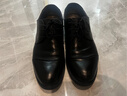 百丽（Belle）通勤商务皮鞋男新真皮德比鞋通勤正装鞋3UX01CM5 黑色-3UX01 43 (265mm) 实拍图